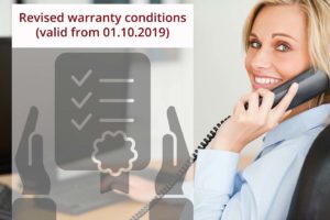 Revised warranty conditions